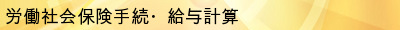 労働社会保険手続・給与計算